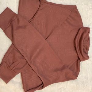 SHEIN waffle T, long sleeve, size medium